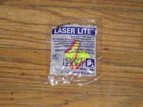 (50 pair) Howard Leight Laser Lite Ear Plugs cordless