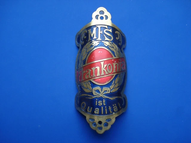Plaque émaillée Vélo Vintage Brillant - Emblème Badge Ancien Pour Bicyclette