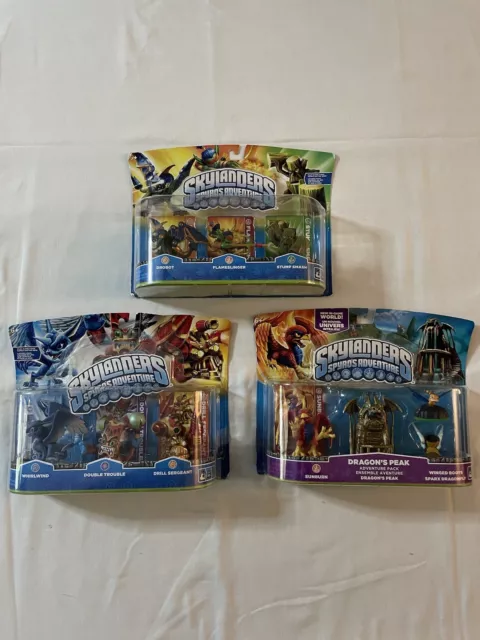 SET OF 3 - Skylanders Spyro's Adventure 3-Packs