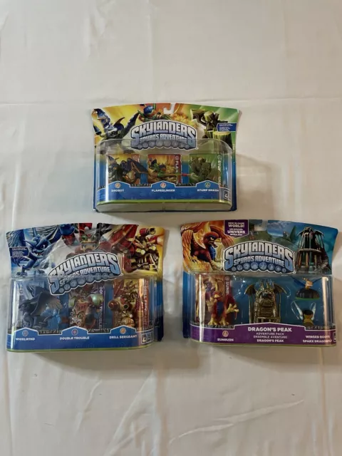 SET OF 3 - Skylanders Spyro's Adventure 3-Packs SET OF 3 - Skylanders Spyro's Adventure 3-Packs