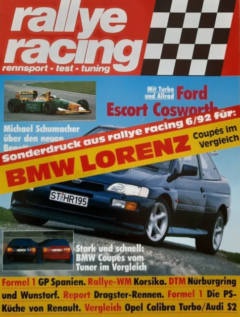 BMW LORENZ & VON SCHNITZER car sales brochure. German text catalogue / prospekt
