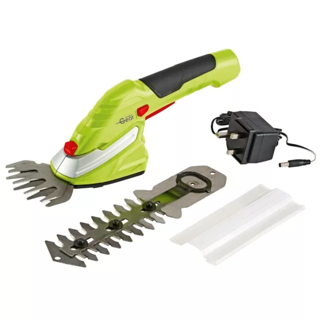 Garden Gear Cordless Trimming Shears 7.2V Li-ion Hedge Pruning Grass Cutter Tool