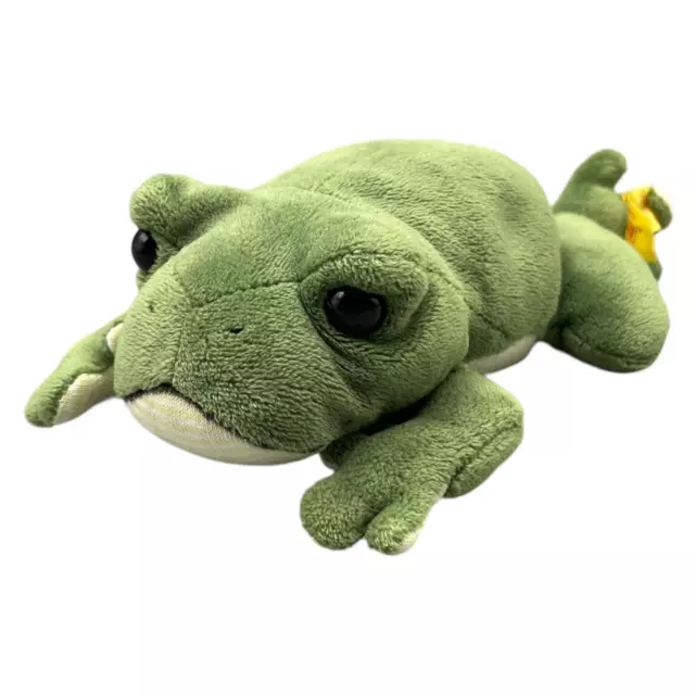 STEIFF 281235 Cappy Frosch Kröte liegend  Stofftier Plüsch Kuschel Grün ca 20cm