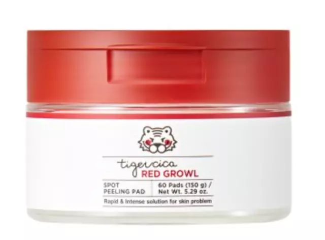 Es piel Tiger Cica Red Growl Spot Peeling Pad 150g 60Pads Hidratante K-Beaut