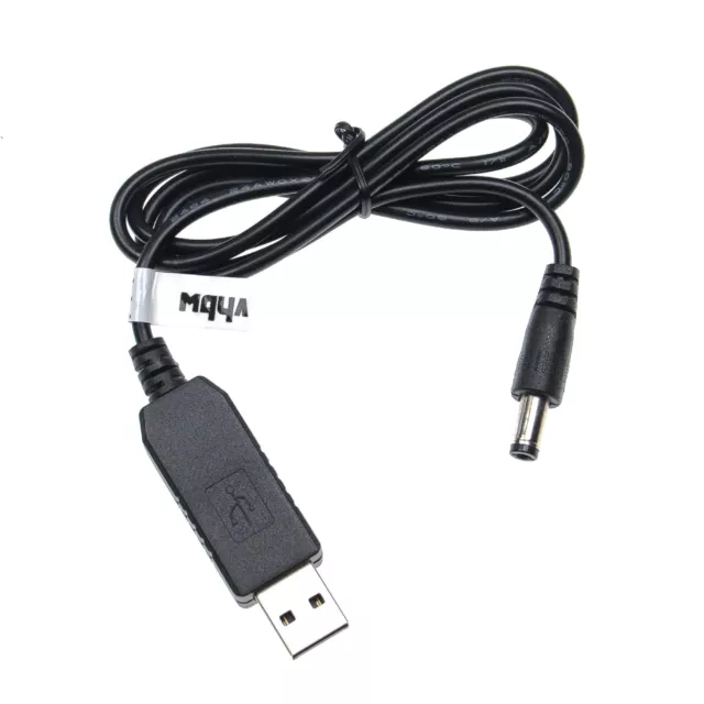 Anschlusskabel USB auf Hohlstecker 5,5mm x 2,5mm, 5V / 2A zu 12V / 0.7A