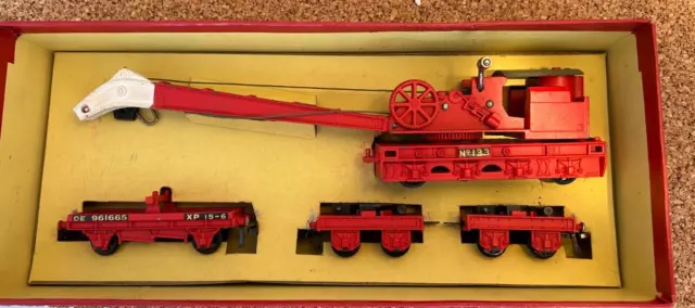 Hornby Dublo 2 rail 4620 Breakdown crane Boxed VGC