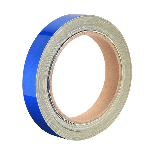Reflektierendes Klebeband 20 mm x 25 m wasserdichtes Warnband im Freien blau