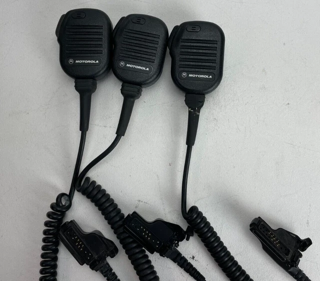 Lot of 3 MOTOROLA NMN6191C  Microphone radios