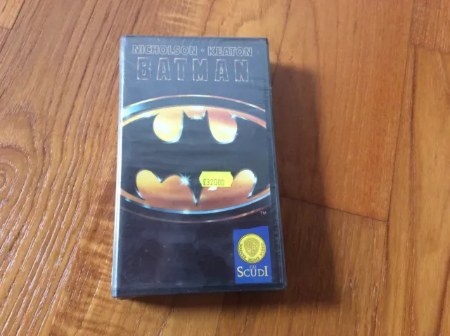 BATMAN VHS  Warner Scudi Nicholson Keaton NUOVA E SIGILLATA