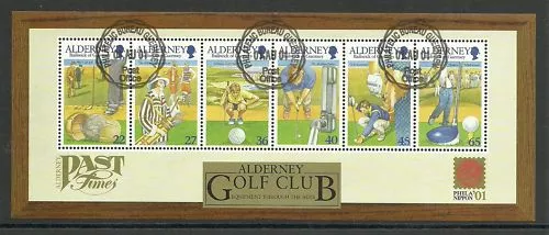 GOLF/ Alderney Mi.Nr. Block 10 o Ersttagstempel
