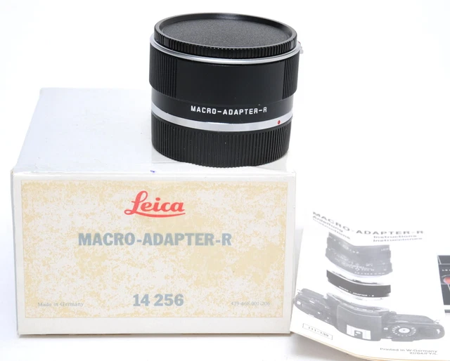 Leica MACRO-ADAPTADOR-R 14256 en caja, hecho en Alemania