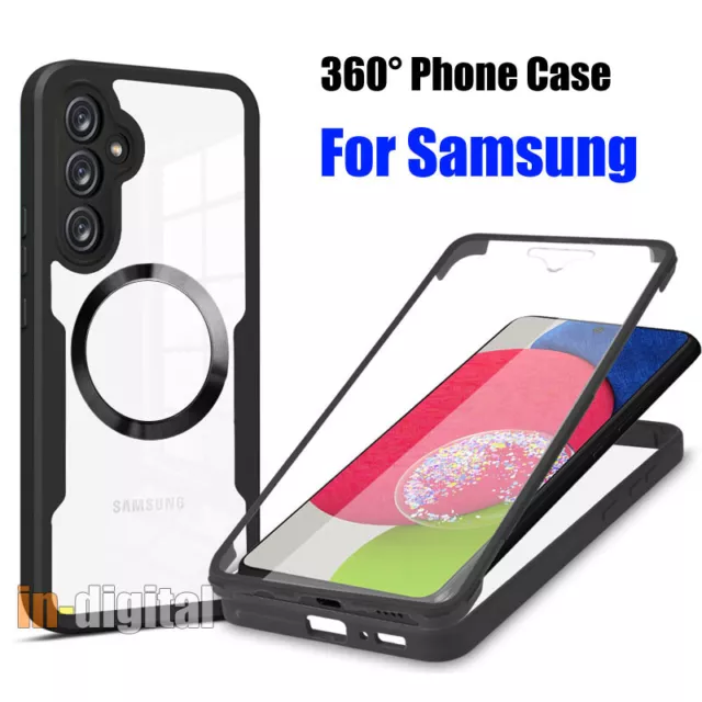 360° Phone Case for Samsung Galaxy A05s A05 Cover Privacy Film Magnetic Wallet