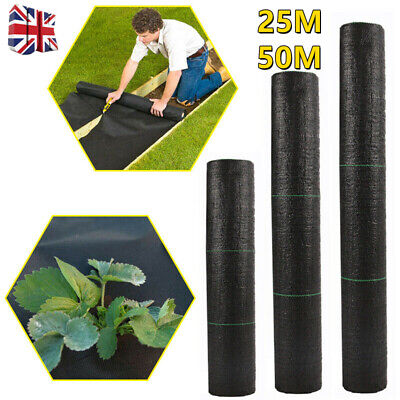 Weed Control Fabric Membrane Garden Ground Cover Landscape 100gsm Mulch Underlay