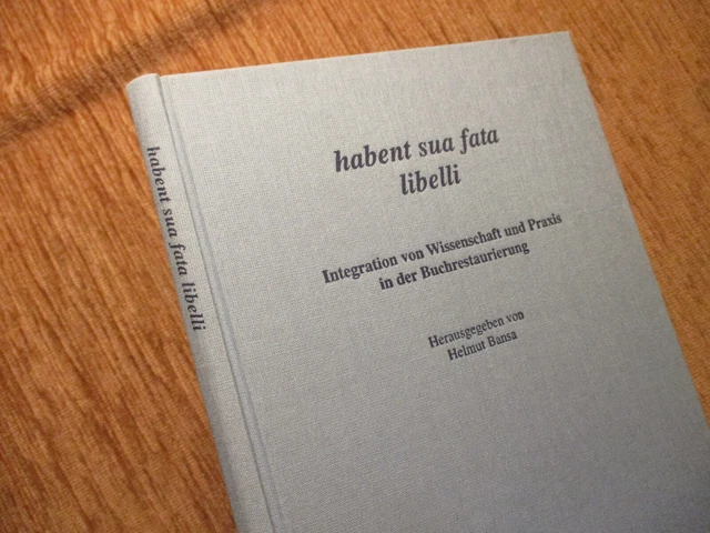 Helmut Bansa BUCHRESTAURIERUNG 2000 Buchdruck BUCHEINBAND Papier BUCHBINDER 3