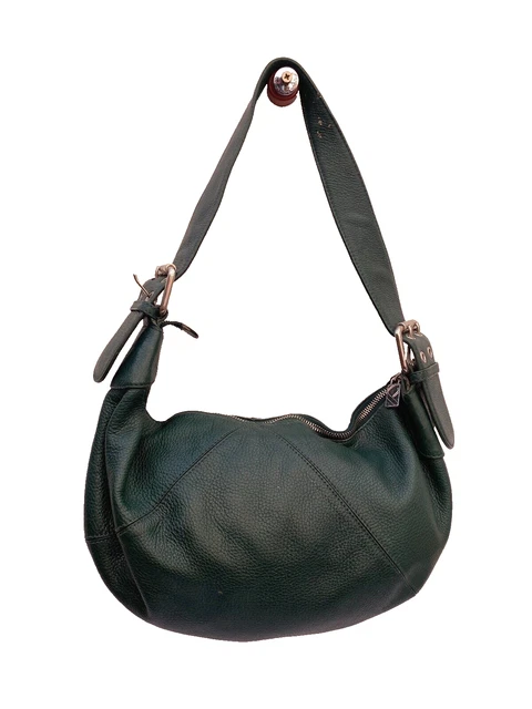 Sac à Main Furla Modèle Bourse En Cuir - Vintage, Couleur Pêche, Porté épaule/bandoulière, Occasion