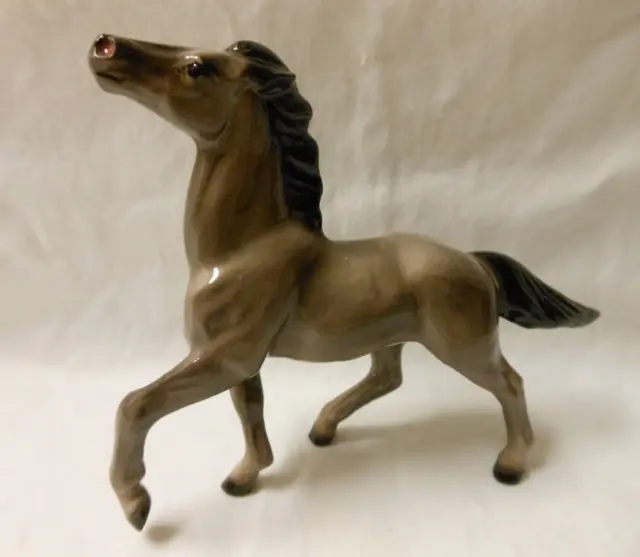 Hagen-Renaker Specialty Ceramic GREY WILD HORSE 3" H from Set #3357 RETIRED 2021