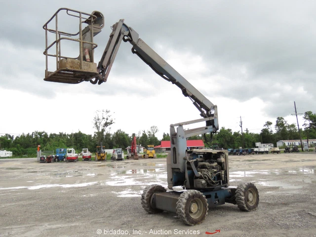 2007 Genie Z34 22J 34' 4WD Diesel Articulating Boom Lift Aerial Platform