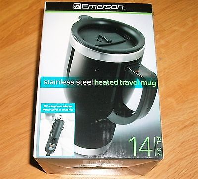 Travel Mug Heated (Stainless Steel)
