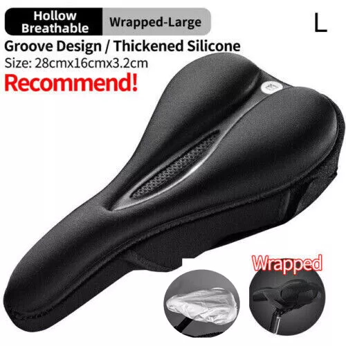 ROCKBROS Bike Saddle Seat Cover Breathable Hollow Bicycle Seat Cushion Soft