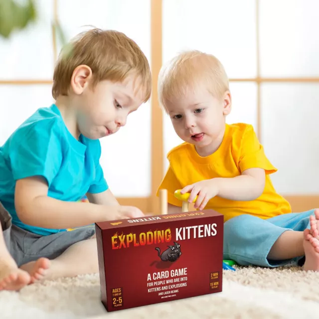 Exploding-Kittens Original Edition Kartenspiel Spielzeug für 14+Teens Erwachsene 2
