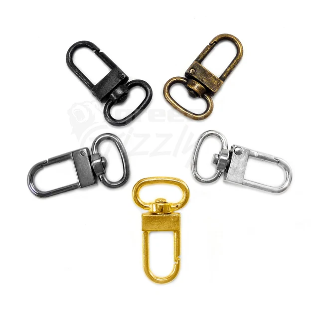 Lobster Clasps Swivel Trigger Clips Snap Hooks Key Ring Bag Charm Findings AJO