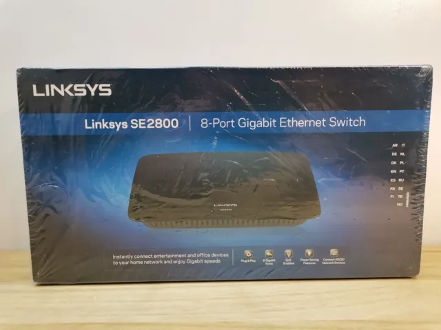 Cisco Linksys SE2800 8-Port Gigabit Ethernet Switch (NEUWARE) - 10363461