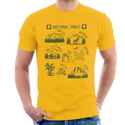 T-shirt da uomo All+Every US National Parks Montage