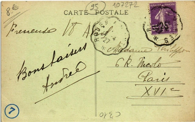 CPA HAUTE-ISLE - The Seine and the Dungeon (107272) 2