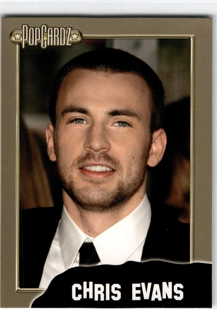 CHRIS EVANS 2008 PopCardz Series 1 trading card #11 Captain
