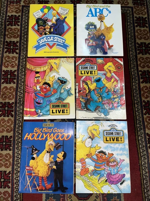 LOT 6 SESAME Street Live 80s Program ABCs Save Our Hollywood £37.08 ...