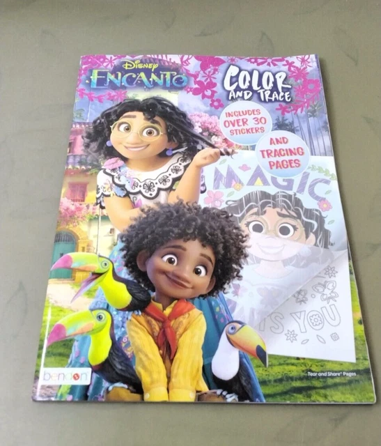 DISNEY ENCANTO 48 Page Color and Trace Coloring and Activity Book 5.00