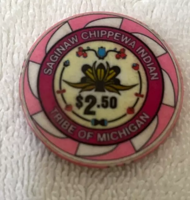 Soaring Eagle Casino & Resort  $2.50 Gaming Poker Chip  Mt. Pleasant Michigan