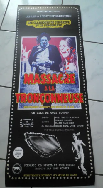 Affiche / Poster "Massacre à la tronçonneuse / The Texas chainsaw massacre" 1974