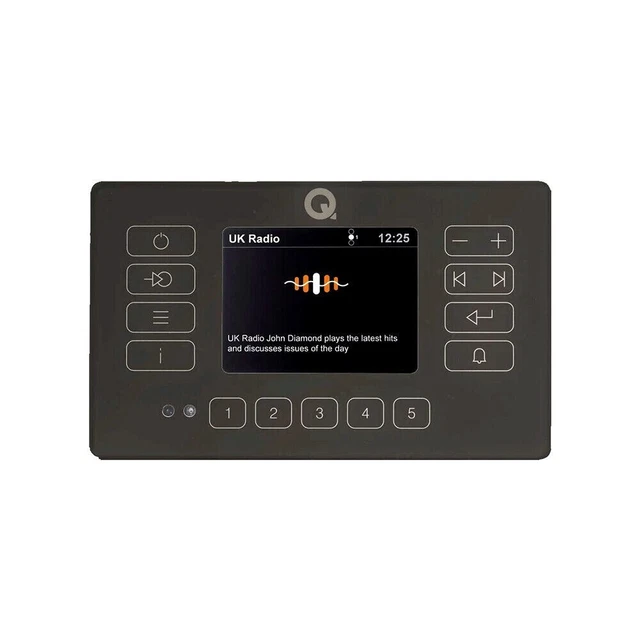 Q ACOUSTICS E120 Bluetooth Wall Amplifier With DAB Touch Panel Control q-acoustics-e120-bluetooth-wall-amplifier-with-dab-touch-panel-control