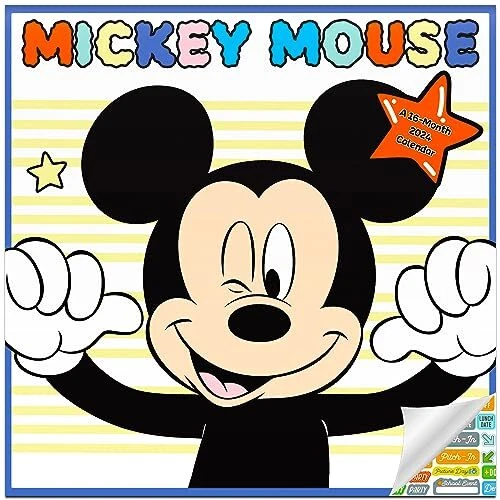 MICKEY MOUSE CALENDAR 2024 Deluxe 2024 Mickey Mouse Mini Calendar