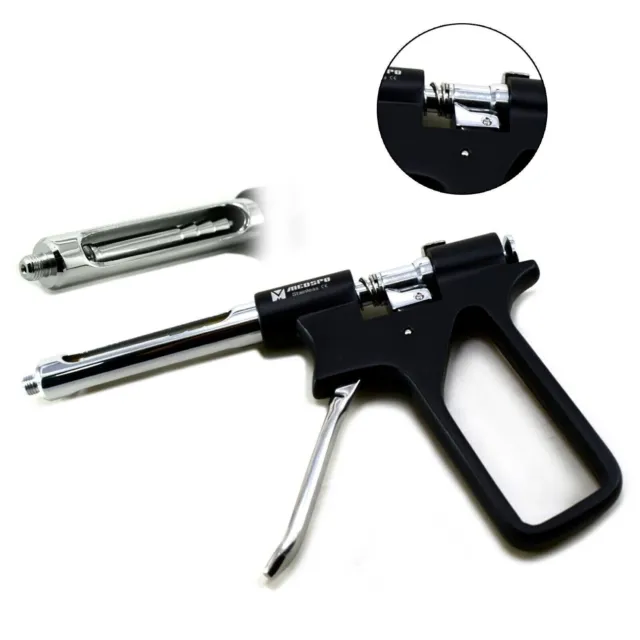 Surgical Dental Anesthetic Syringe Intraligamental Gun 1.8ML Black Color