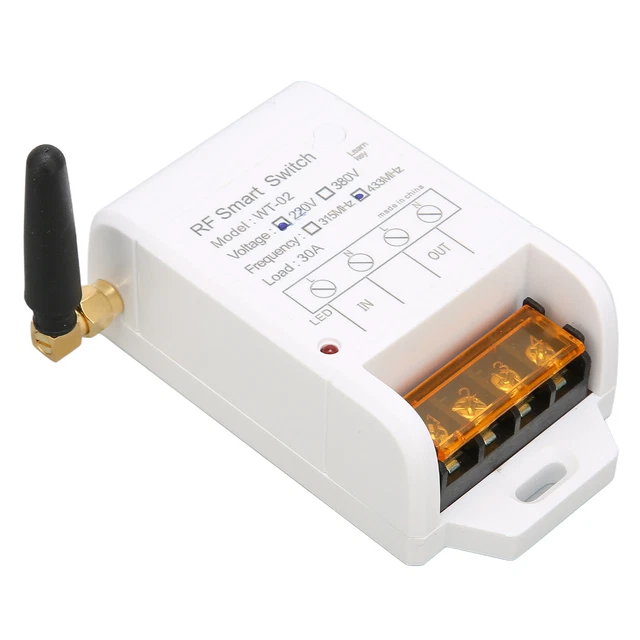433Mhz RF Wireless Remote Control 30A Wireless Switch Receiver