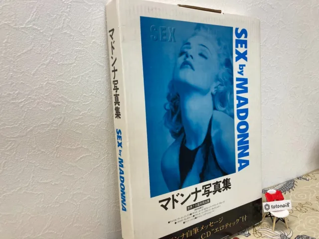 SEX by MADONNA PHOTO BOOK 1992 Sealed Unopened Japanese Limited Edition w/ Box 3