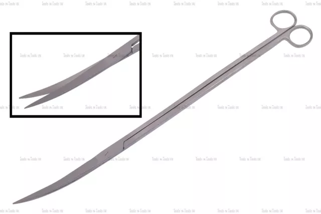 Professional 14'' Aquarium Shears/ Scissors Force Curved Blades Plant Sharp Tool