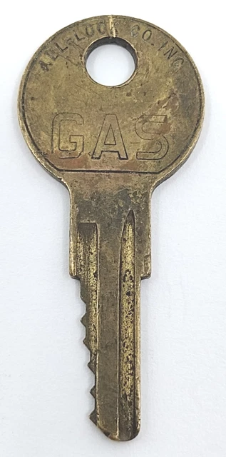 Derechos civiles vintage Key GAS All Lock Co SELMA ALA WL 509 Appx 1-3/4