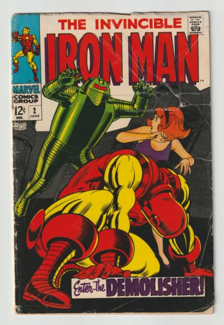 The Invincible Iron Man # 2, 3 & 4 Marvel 1968