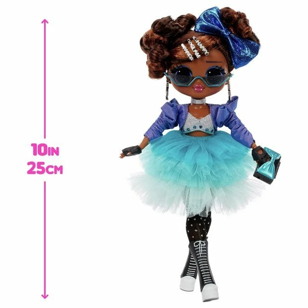 LOL Surprise OMG 38 – 24K DJ Fashion Puppe – 25 Cm Groß, Beweglich, Mit 20 Überraschungen – Ab 5 Jahren