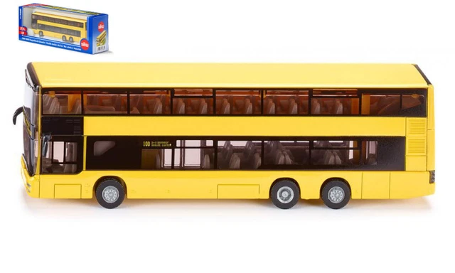 Siku BUS MAN 2 FLOOR 1:87 Static Modeling Diecast Bus Action Figure