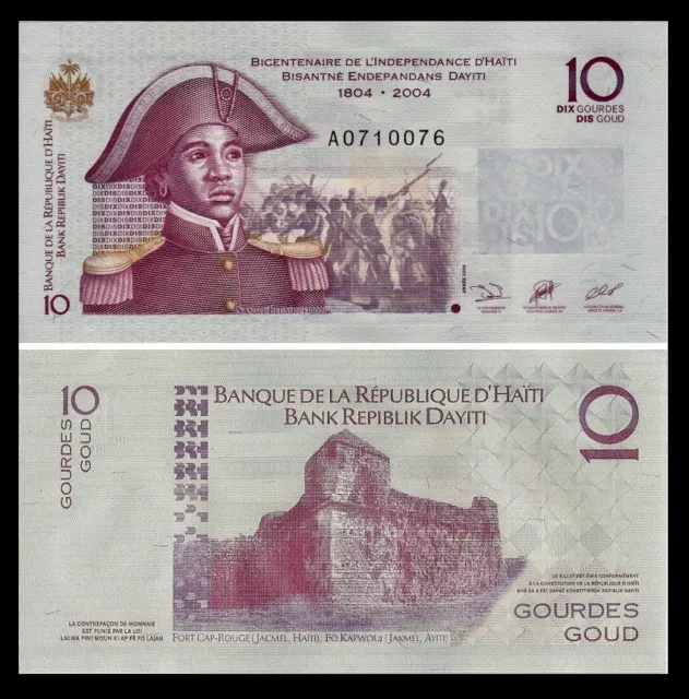 HAITI 10 GOURDE 2006 UNC P 272 a  Commemorative Independence