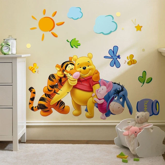 DISNEY WINNIE THE Pooh And Friends Wall Sticker Decal Nursery/Kids Room £7.49 PicClick UK