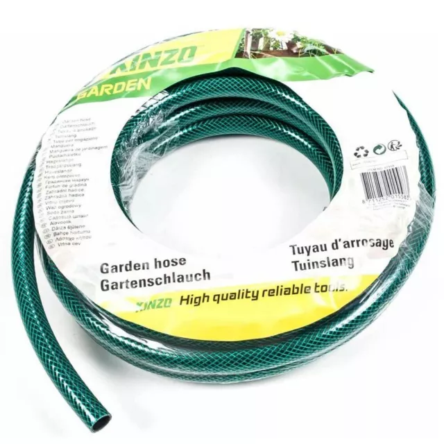 Tubo da Giardino in PVC 1/2 14mm 25mt Pompa Acqua Irrigazione Terrazzo Verde