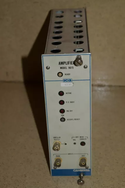 Canberra Amplifier Model 9615 Nim Bin Plug In Module (Ba1)