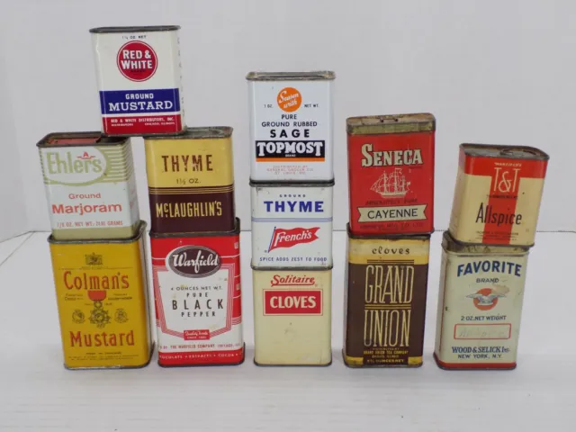 https://www.picclickimg.com/iUkAAOSwIxVllcI6/Lot-Of-12-Vintage-Antique-Spice-Tins-Seneca.webp
