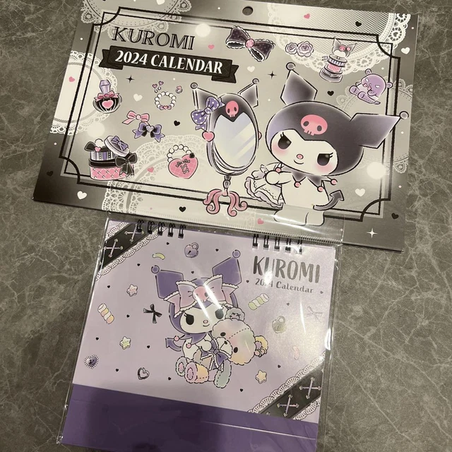 SANRIO KUROMICHAN 2024 A4 Wall Calendar Desk 20.65 PicClick