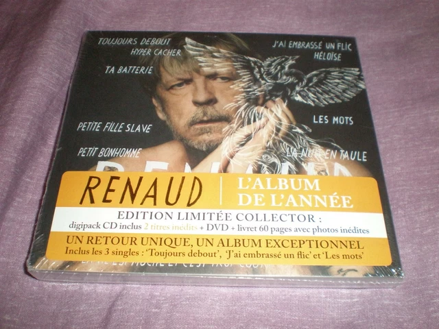 renaud edition limitée collector cd + dvd  neuf sous blister